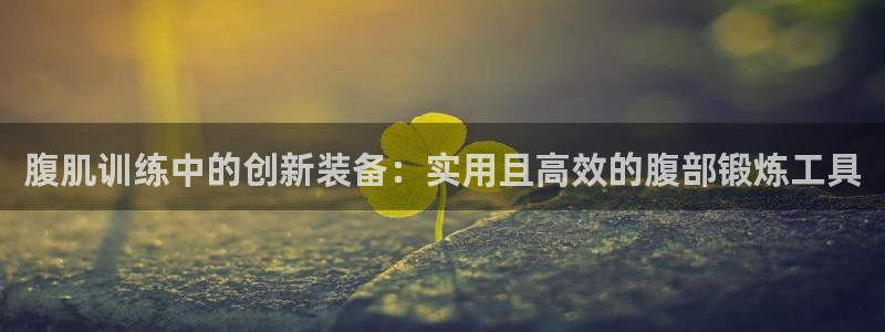 征途国际开户：腹肌训练中的创新装备：实用且高效的腹部